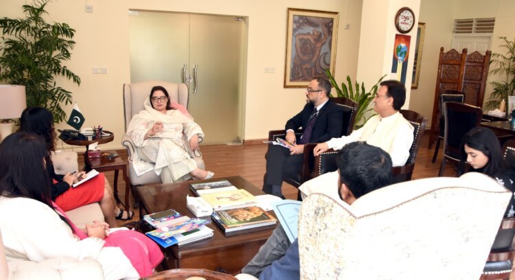 Romina Khursheed Alam Meeting with deligation