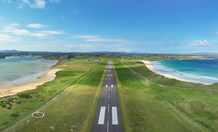 Donegal Airport Aerial View